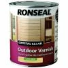 Ronseal Trade Crystal Clear Exterior - Varnish Matt - 750ml -RONSEAL SHOP 28086314 1
