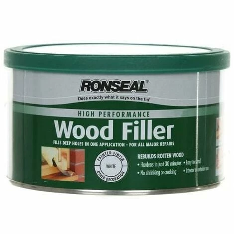 Ronseal High Performance Wood Filler - White - 275g 3 Ronseal High Performance Wood Filler - White - 275g