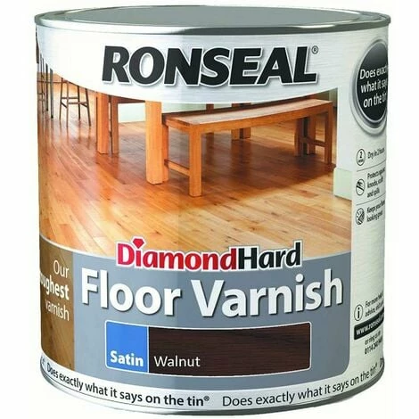 Ronseal Diamond Hard Floor Varnish - Walnut - 2.5L 3 Ronseal Diamond Hard Floor Varnish - Walnut - 2.5L