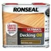 Ronseal Ultimate Decking Oil - Natural Oak - 2.5L 2 Ronseal Ultimate Decking Oil - Natural Oak - 2.5L -RONSEAL SHOP 28086555 1