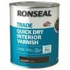 Ronseal Trade Quick Dry Interior Varnish - Walnut - 750ml 2 Ronseal Trade Quick Dry Interior Varnish - Walnut - 750ml -RONSEAL SHOP 28086587 1