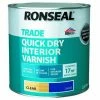 Ronseal Trade Quick Dry Interior Varnish- Clear Satin - 2.5L 1 Ronseal Trade Quick Dry Interior Varnish- Clear Satin - 2.5L -RONSEAL SHOP 28086597 1