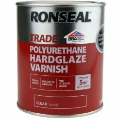 Ronseal Trade Polyurethane - Hard Glaze Gloss - 2.5L