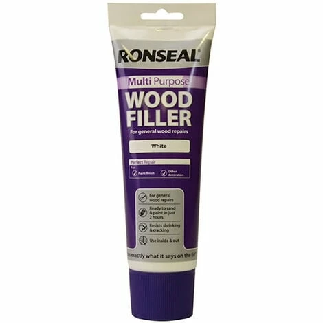 Ronseal RSLMPWFW325G Multipurpose Wood Filler Tube White 325g 3 Ronseal RSLMPWFW325G Multipurpose Wood Filler Tube White 325g