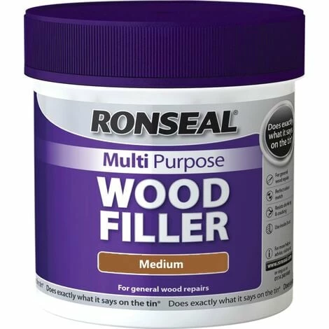 Ronseal Multi-Purpose Wood Filler Tub - Medium 4654g 3 Ronseal Multi-Purpose Wood Filler Tub - Medium 4654g