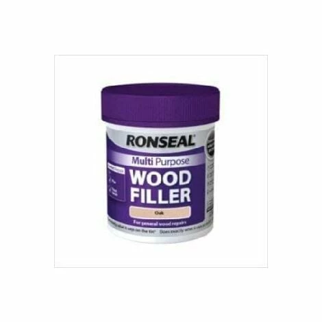 Ronseal Multi-Purpose Wood Filler Tub - Oak 465g 3 Ronseal Multi-Purpose Wood Filler Tub - Oak 465g