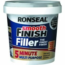 Ronseal Smooth Finish Filler 5 Minute Multi Purpose 600ml