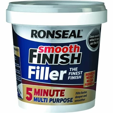Ronseal Smooth Finish Filler 5 Minute Multi Purpose 600ml 3 Ronseal Smooth Finish Filler 5 Minute Multi Purpose 600ml