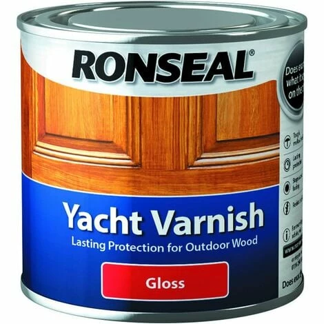 Ronseal Yacht Varnish Gloss 1L 3 Ronseal Yacht Varnish Gloss 1L