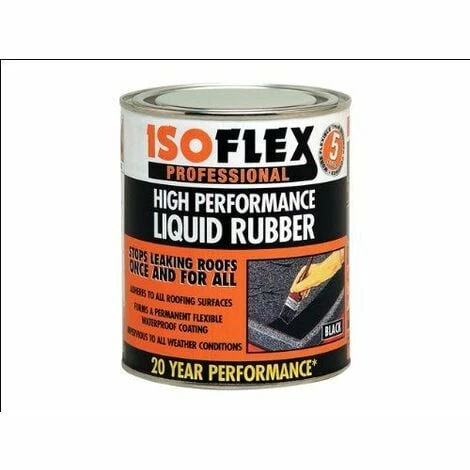 RONSEAL Isoflex Liquid Rubber Black 4.25 Litre RSLILR4L 3 RONSEAL Isoflex Liquid Rubber Black 4.25 Litre RSLILR4L