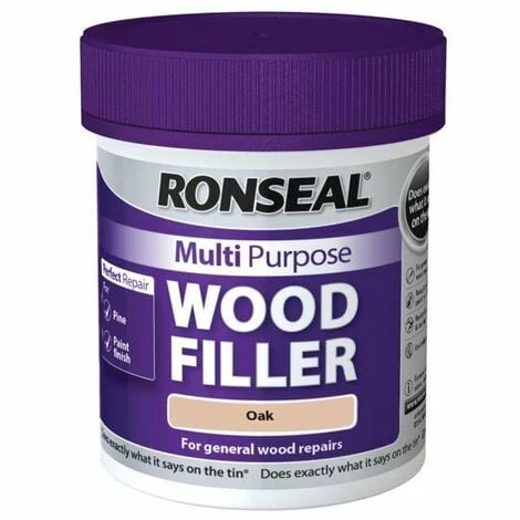 Ronseal Multi Purpose Wood Filler 465g Oak - 37530 3 Ronseal Multi Purpose Wood Filler 465g Oak - 37530