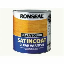 Ronseal RSLUTVSC25L Ultra Tough Internal Clear Satincoat Varnish 2.5 Litre