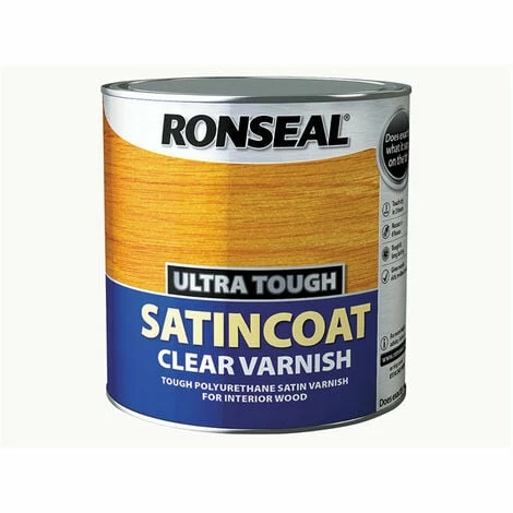 Ronseal RSLUTVSC25L Ultra Tough Internal Clear Satincoat Varnish 2.5 Litre 3 Ronseal RSLUTVSC25L Ultra Tough Internal Clear Satincoat Varnish 2.5 Litre