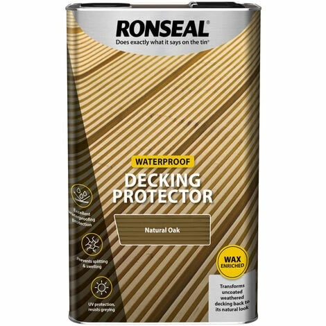 Ronseal Decking Protector - Natural Oak - 5 Litre 3 Ronseal Decking Protector - Natural Oak - 5 Litre