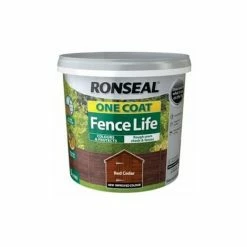RONSEAL One Coat Fence Life Red Cedar 5 Litre