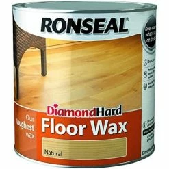 Ronseal Diamond Hard Floor Wax Natural 2.5L