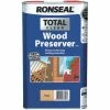 Ronseal Total Wood Preserver - Long Lasting Outdoor Protection - Clear - 5 Litre -RONSEAL SHOP 9428820 1