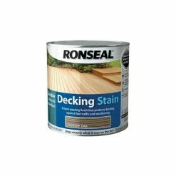 RONSEAL Decking Stain Rich Teak 2.5 Litre RSLDSRT25L