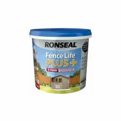 Alternative view of RONSEAL Fence Life Plus+ Warm Stone 5 Litre RSLFLPPWS5L
