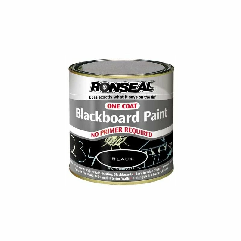 RONSEAL One Coat Blackboard Paint 250ml RSLOCBBP250 4 RONSEAL One Coat Blackboard Paint 250ml RSLOCBBP250 - Image 2