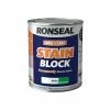 RONSEAL One Coat Stain Block White 750ml RSLOCSBW750 -RONSEAL SHOP one coat stain block white 750ml rslocsbw750 L 7840040 14993724 1