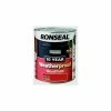 Ronseal 10 Year Weatherproof Paint Gloss Royal Red 750ml -RONSEAL SHOP ronseal 10 year weatherproof paint gloss royal red 750ml L 12672859 33962360 1