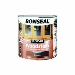 Ronseal 10 Year Woodstain Dark Oak 2.5L
