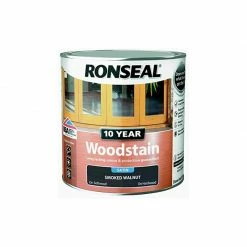 Ronseal 10 Year Woodstain Smoked Walnut 2.5L