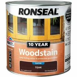 Ronseal 10 Year Woodstain Teak 750ml