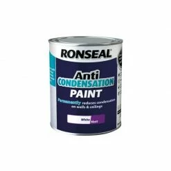 RONSEAL SHOP -RONSEAL SHOP ronseal 37475 anti condensation paint white matt 25 litre L 7840040 34570086 2