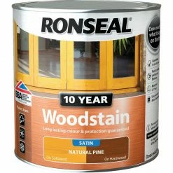 Ronseal 38688 10 Year Woodstain Natural Pine 2.5 Litre