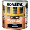 Ronseal 38695 10 Year Woodstain Ebony 2.5 Litre