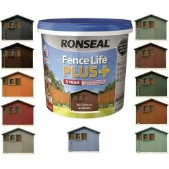 Alternative view of Ronseal 5L UV Fence Life + Paint - Willow By Ronseal