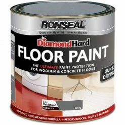 Ronseal DHFPSL25L 2.5L Diamond Hard Floor Paint - Slate