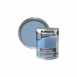 Ronseal DHGFPB25L 2.5L Diamond Hardgarage Floor Paint - Steel Blue