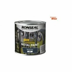 Ronseal - Direct To Metal Paint Black Gloss 750ml