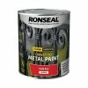 Ronseal Direct To Metal Paint Chilli Red Gloss 750ml -RONSEAL SHOP ronseal direct to metal paint chilli red gloss 750ml L 12672859 70493402 1
