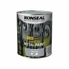 Ronseal Direct To Metal Paint Steel Grey Matt 750ml -RONSEAL SHOP ronseal direct to metal paint steel grey matt 750ml L 12672859 70493364 1