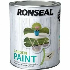 Ronseal Garden Paint White Ash 750ml