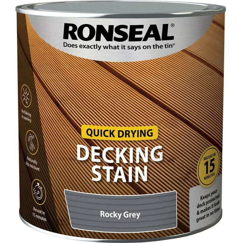 Ronseal Quick Drying Decking Stain - 5L - Golden Cedar Ronseal Quick Drying Decking Stain - 5L - Golden Cedar -RONSEAL SHOP ronseal quick drying decking stain 5l golden cedar L 876273 54355173 1