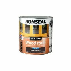 Alternative view of RONSEAL 10 Year Woodstain Smoked Walnut 2.5 Litre RSL10WSSW25L