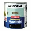 Ronseal RSL38781 10 Year Weatherproof Wood Paint Black Gloss 2.5 Litre -RONSEAL SHOP ronseal rsl38781 10 year weatherproof wood paint black gloss 25 litre L 7322197 33877870 1
