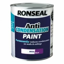Ronseal RSLACPWM25L Anti Condensation Paint White Matt 2.5 Litre
