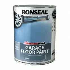 Ronseal RSLDHGFPSL5L Diamond Hard Garage Floor Paint Slate 5 Litre