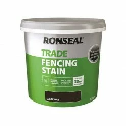Ronseal Trade Fencing Stain - Dark Oak 5L
