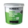 Ronseal Trade Fencing Stain - Tudor Black Oak - 5L -RONSEAL SHOP ronseal trade fencing stain tudor black oak 5l L 14767354 28086307 1