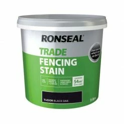 Ronseal Trade Fencing Stain - Tudor Black Oak - 5L